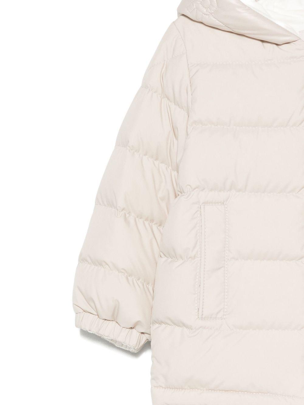 Giacca Najan per neonati Moncler Enfant beige con cappuccio K29511A00007597YW 20N MONCLER ENFANT