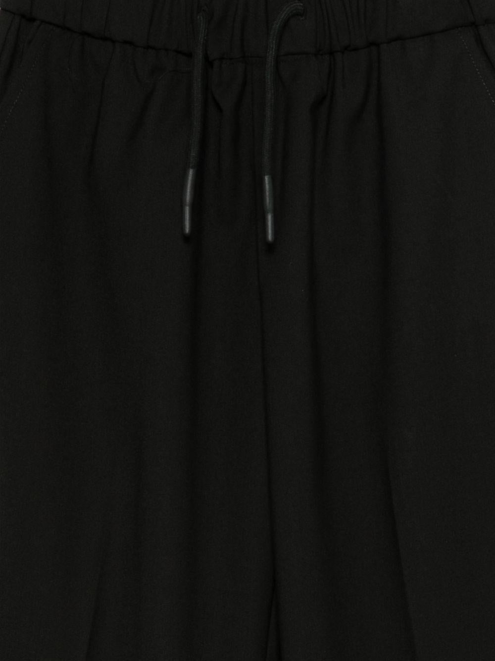 Pantaloni sportivi per bambino John Richmond Junior neri con vita elasticizzata RBP26243PA BLACK JOHN RICHMOND KIDS