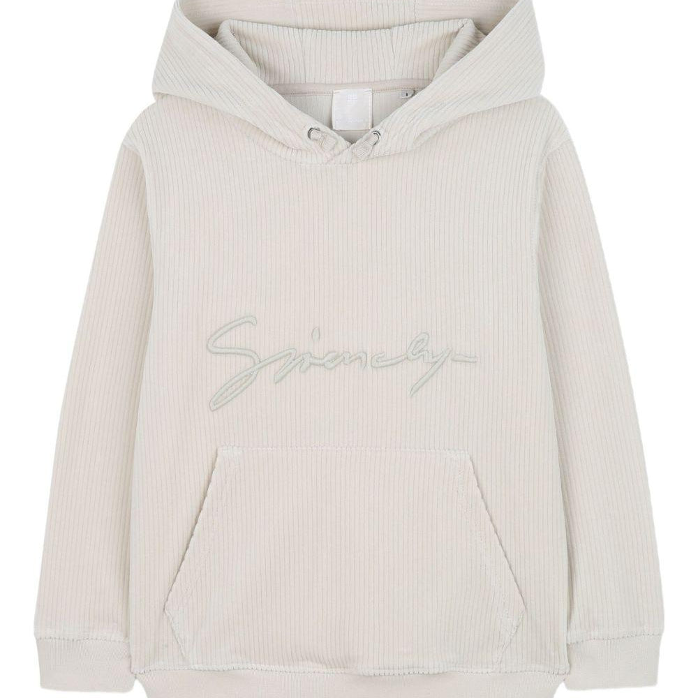 Felpa per bambino Givenchy Kids bianca con cappuccio H30940 184 GIVENCHY KIDS