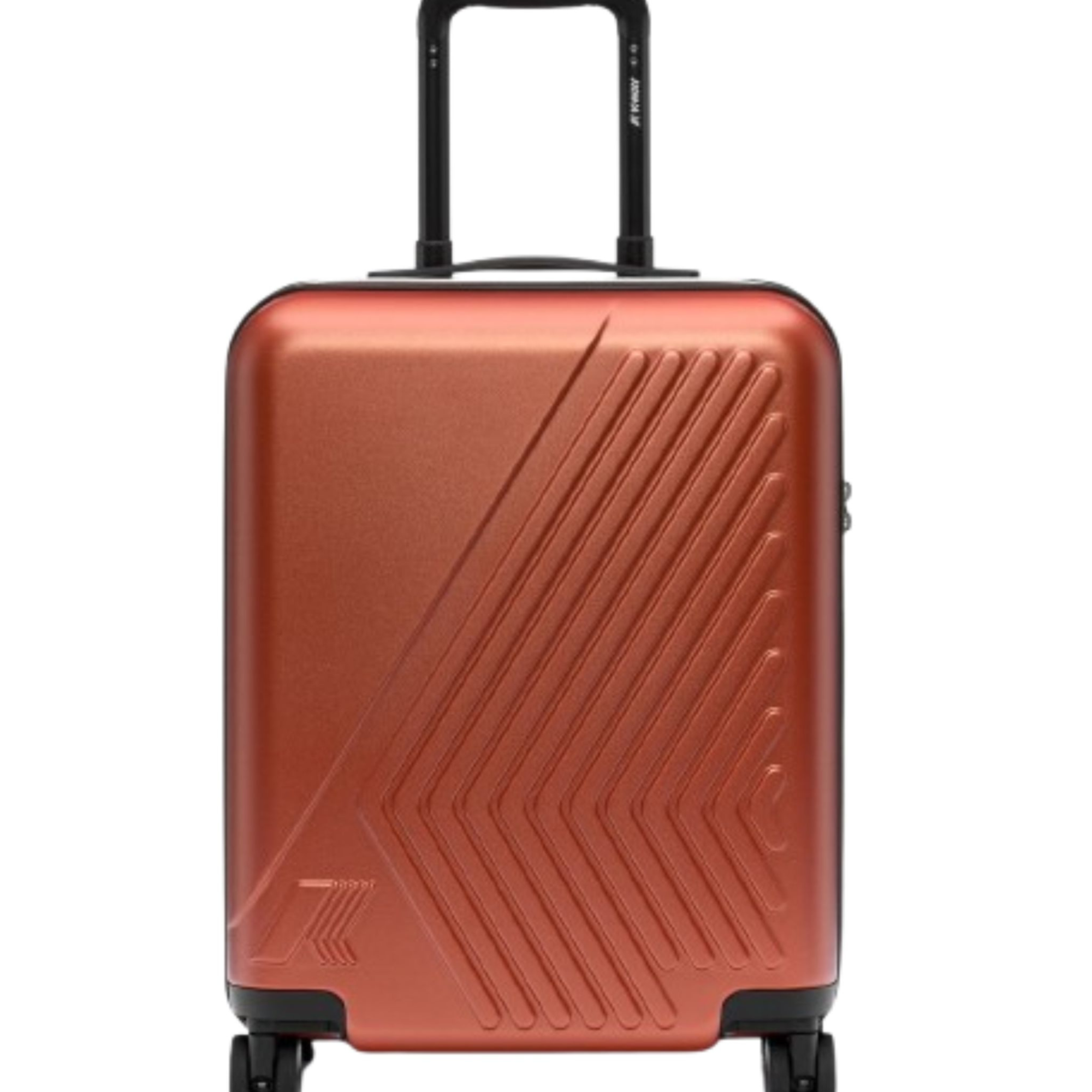 Trolley Eudoxieur K-Way Kids arancione con monogramma in rilievo K41351W 896 K-WAY KIDS