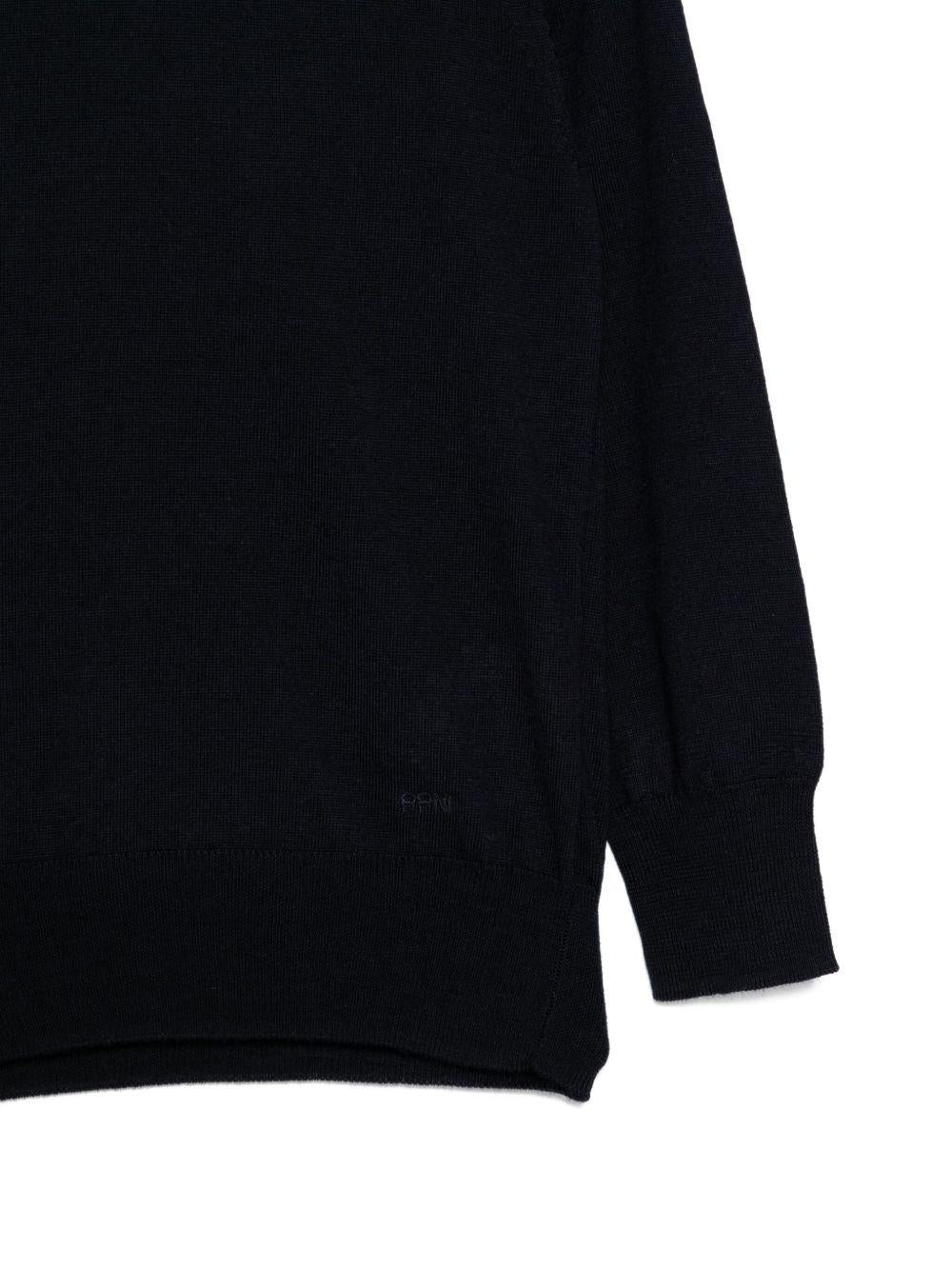 Maglione per bambino Paolo Pecora Kids blu a collo alto PP4099 BLU PAOLO PECORA KIDS