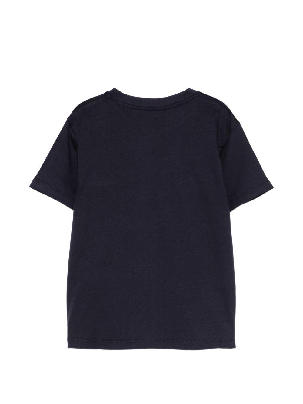 T-shirt per bambino Paolo Pecora Kids blu con taschino PP4213 BLU PAOLO PECORA KIDS