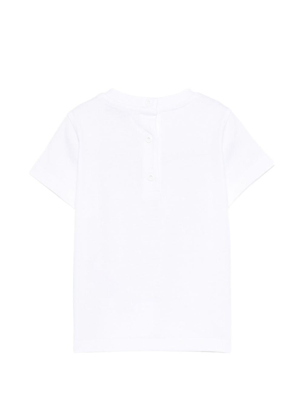T-shirt per neonato Missoni Kids bianca con motivo a zig-zag MY8541 Z3672 100MC MISSONI KIDS