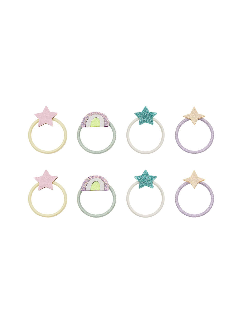 Set di otto mini ponies per bambina Mimi & Lula multicolore con design stella e arcobaleno 182016-23 RAINBOW MIMI & LULA KIDS