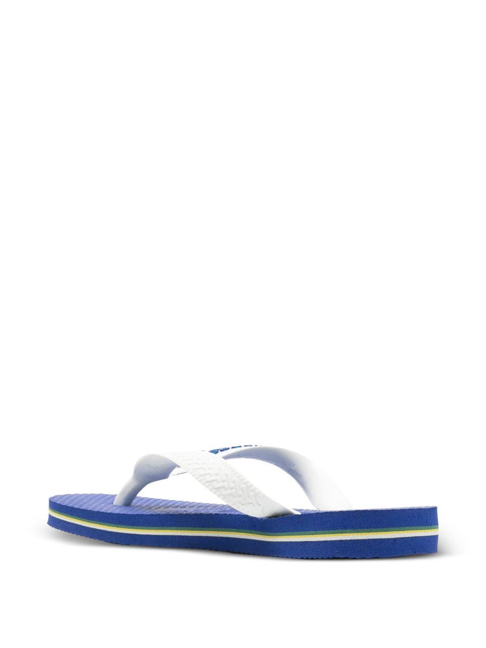 Infradito per bambino Havaianas Kids blu/bianco con logo sul davanti 4110850 2711 HAVAIANAS KIDS