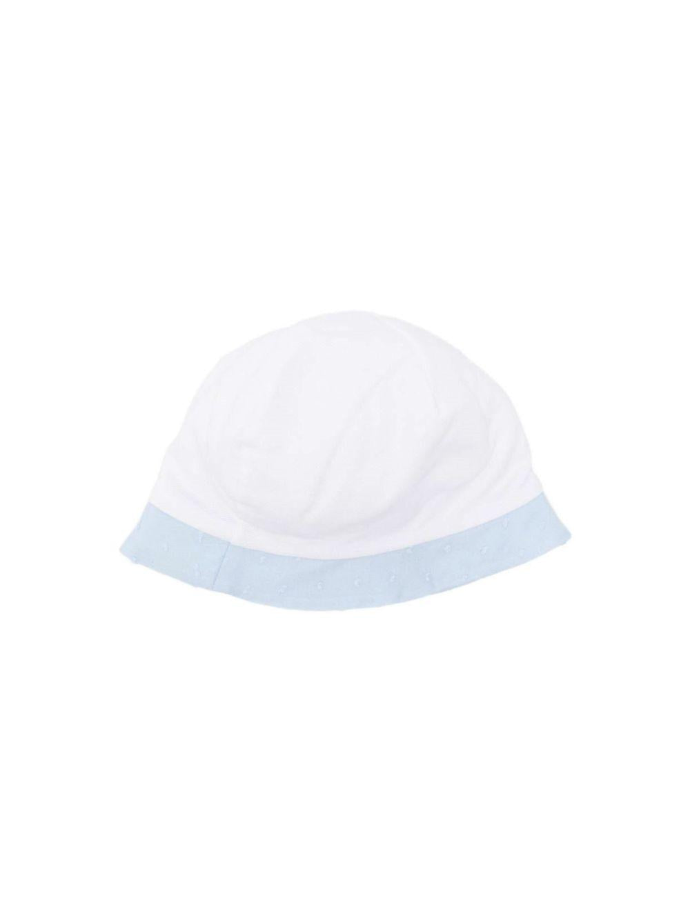Cappello per neonato La Stupenderia bianco con motivo plumetis 2TBCP55 N01U39 LA STUPENDERIA KIDS