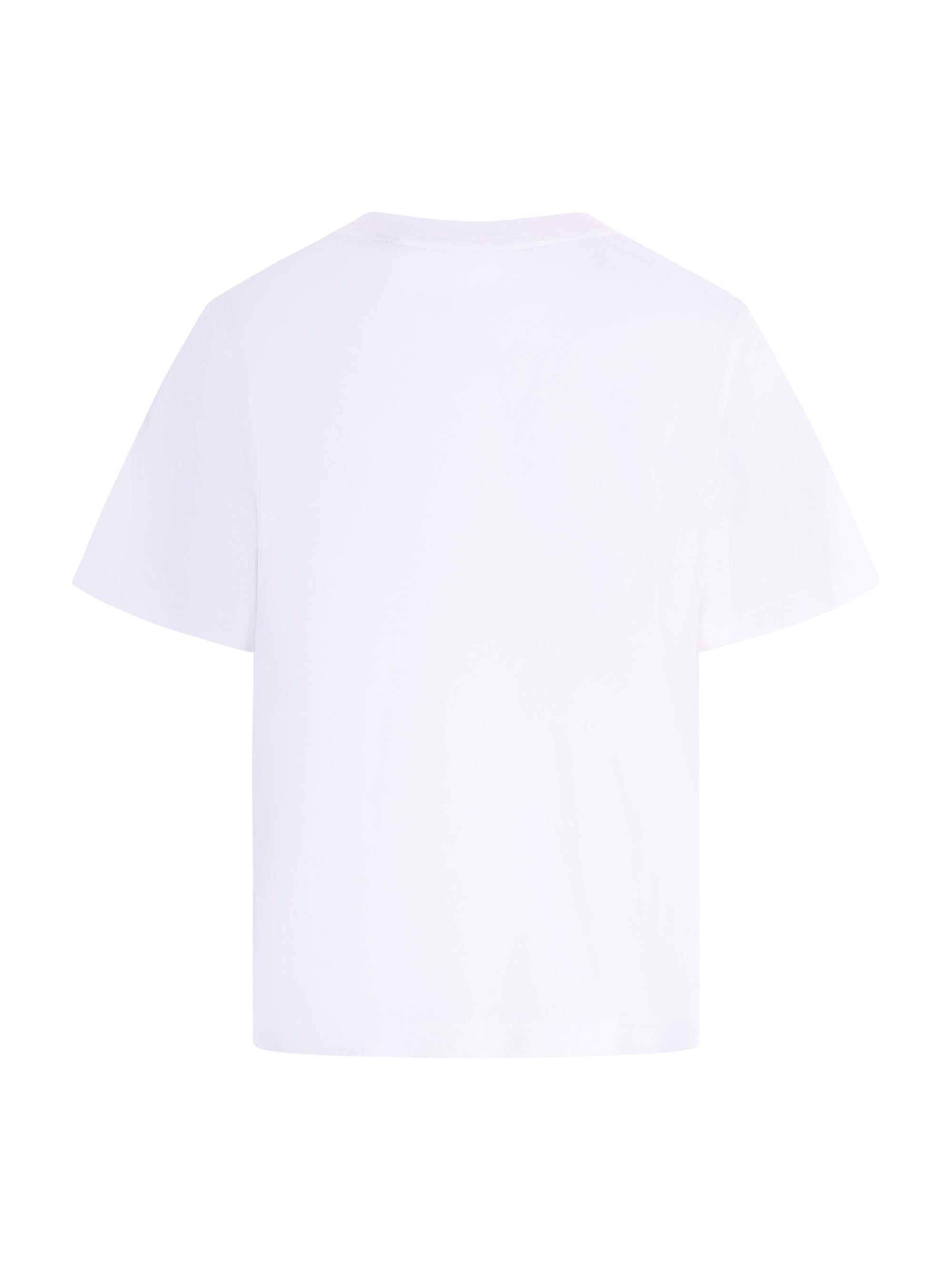 T- shirt per bambino Burberry Kids bianca con stampa grafica sul davanti 8120352 A1464 BURBERRY KIDS