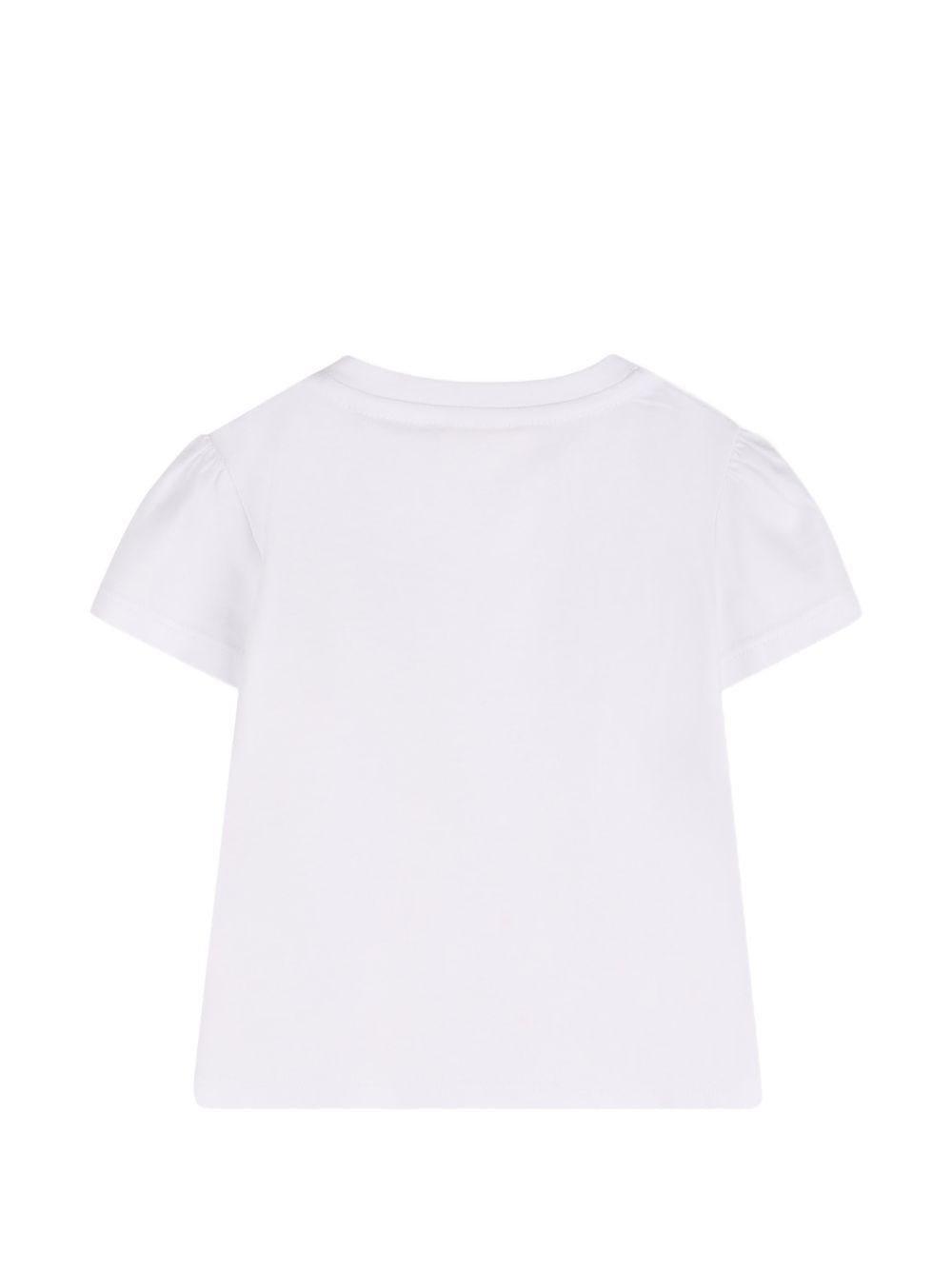 T-shirt per neonati Givenchy Kids bianca con stampa grafica H31182 10P GIVENCHY KIDS