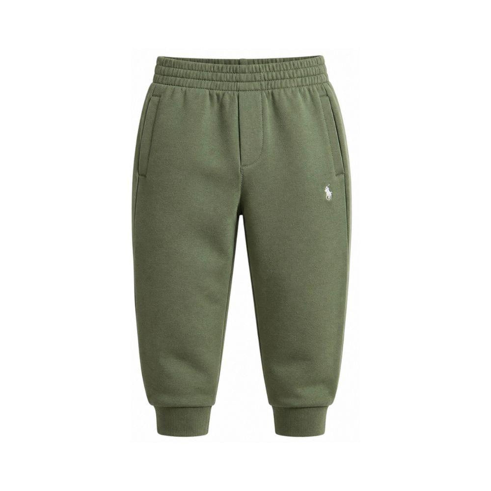 Pantaloni sportivi per bambino Polo Ralph Lauren Kids verde con logo ricamato 322A95764 002 Ralph Lauren kids