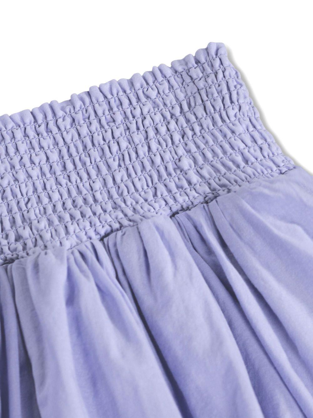 Gonna Brenna per bambina Molo viola con design arricciato 2S26D101 5622 MOLO KIDS