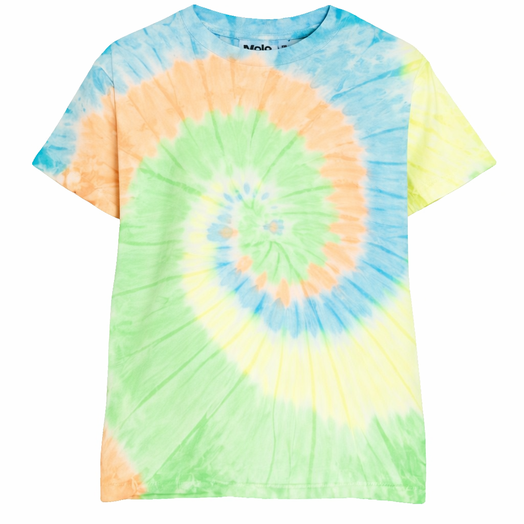 T-shirt per bambino Molo multicolore con stampa vortice 6S26A213 9898 MOLO KIDS