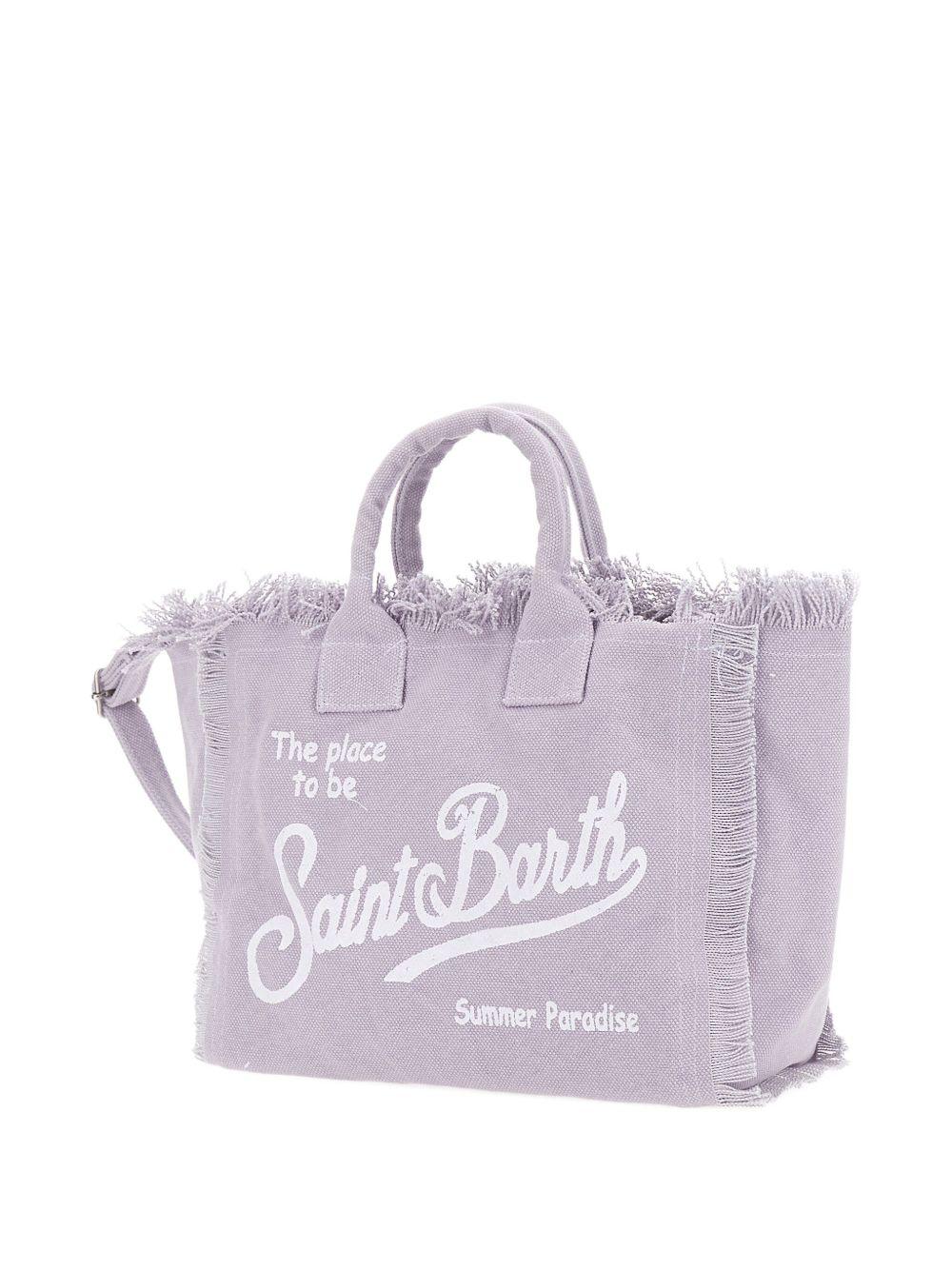 Borsa Colette MC2 Saint Barth lilla con dettaglio frange COL0001 02562L MC2 ST. BARTH KIDS