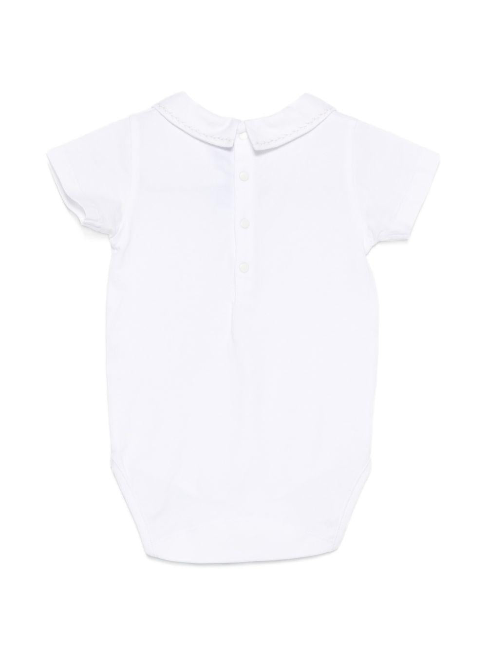 Tutina per neonati Tartine Et Chocolat bianca con colletto a punta CC11011 01 TArtine & Chocolat KIDS