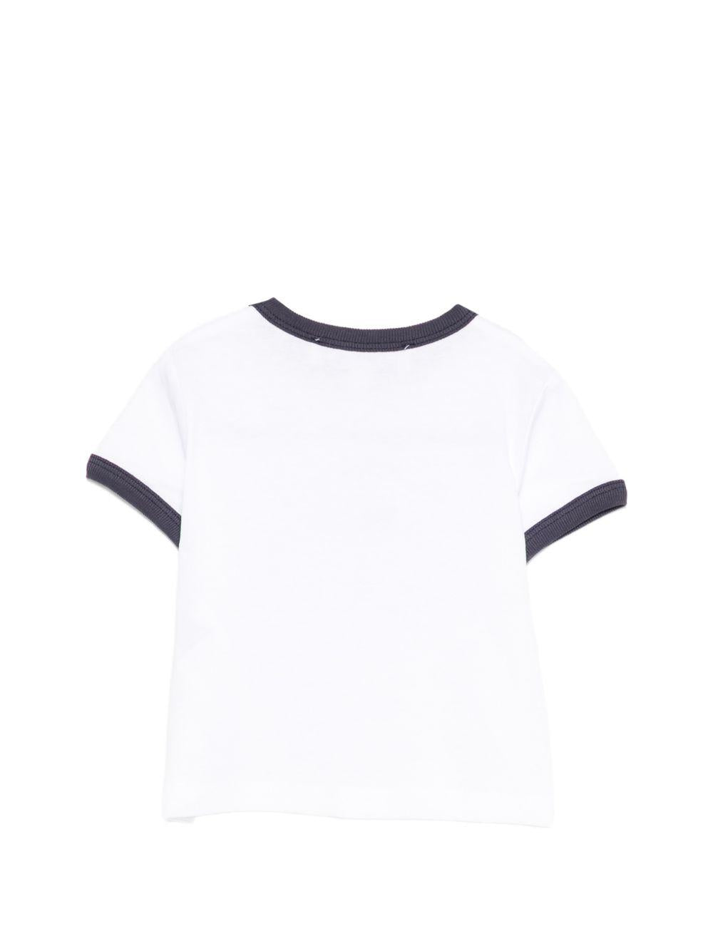 T-shirt per neonato Tartine Et Chocolat bianca con stampa grafica sul davanti CC10021 04 TArtine & Chocolat KIDS