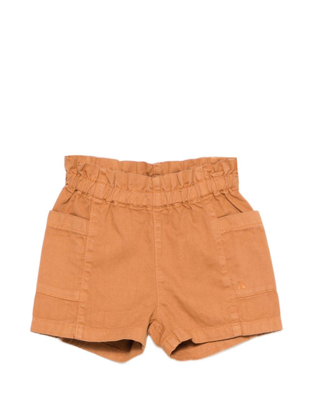 Shorts Nougat per neonato Bonpoint marroni con vita elasticizzata S06XBEW00006 066B BONPOINT KIDS