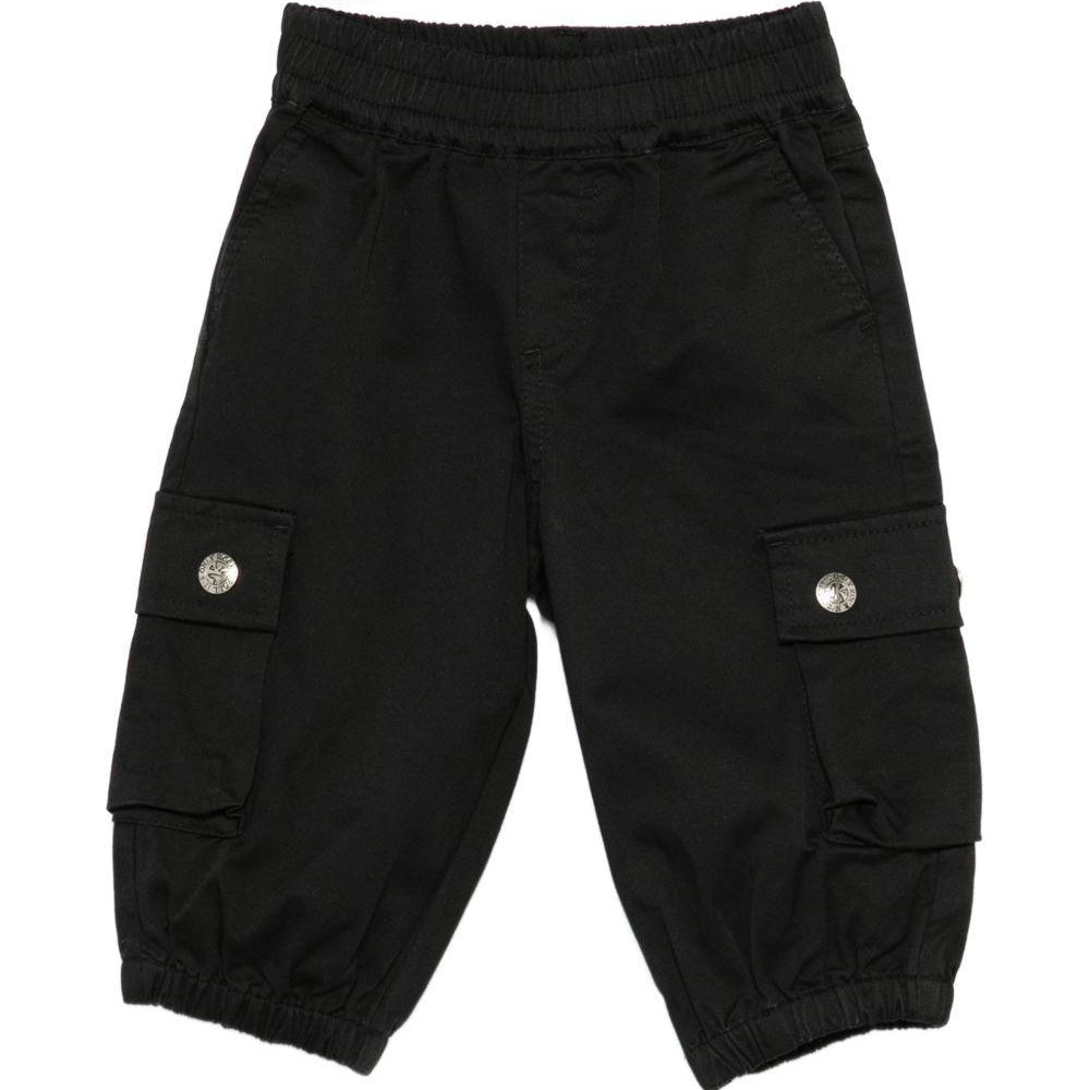 Pantaloni per neonato John Richmond Junior neri con tasca cargo RIP26127PA BLACK JOHN RICHMOND KIDS