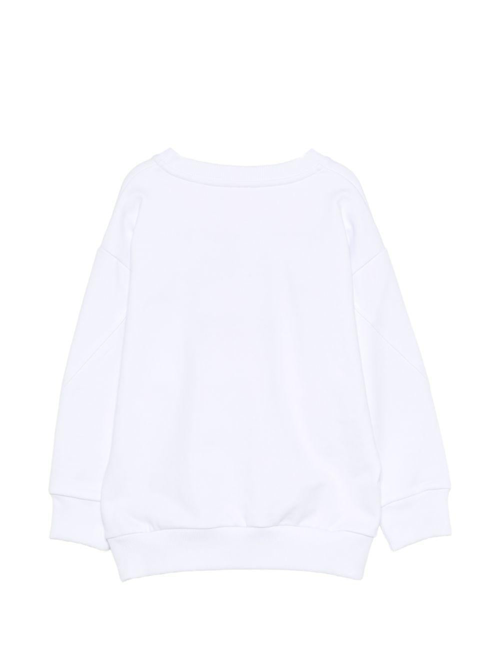Felpa per bambino Givenchy Kids bianca con logo sul davanti H31214 10P GIVENCHY KIDS