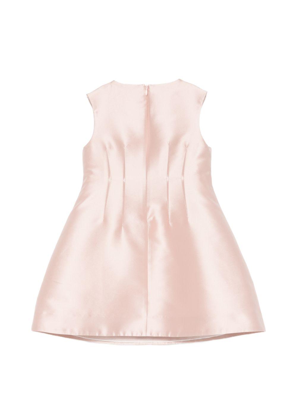 Abito per bambina Elie Saab Junior rosa con decorazioni sulle spalle EFAB114TS0807 PNK ElIE SAAB KIDS