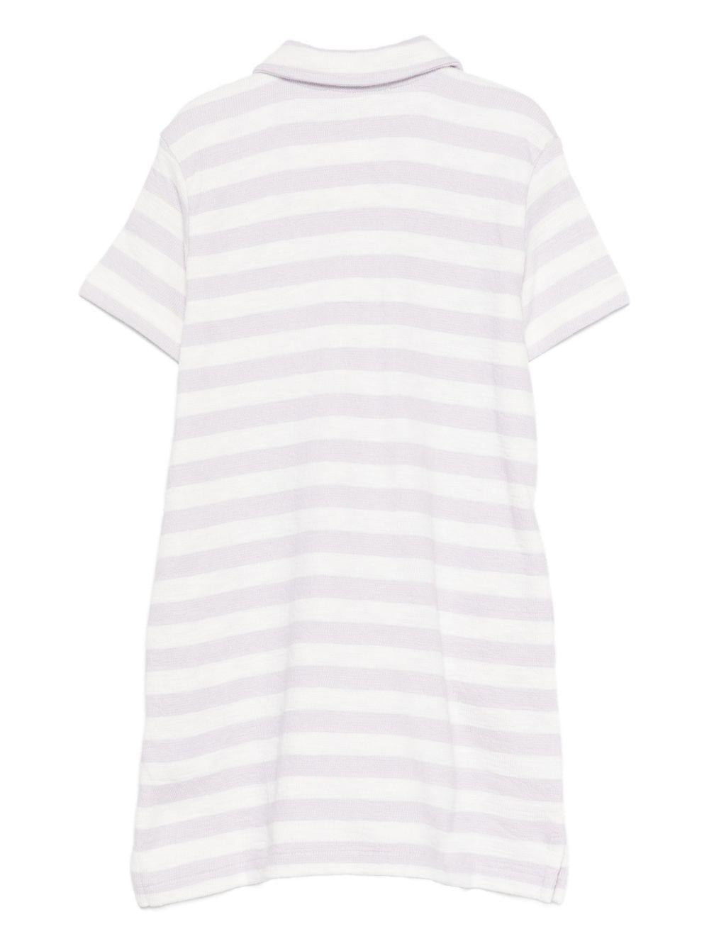 Abito per bambina Bonpoint bianco con tasca sul petto C06GDRK00001 257A BONPOINT KIDS
