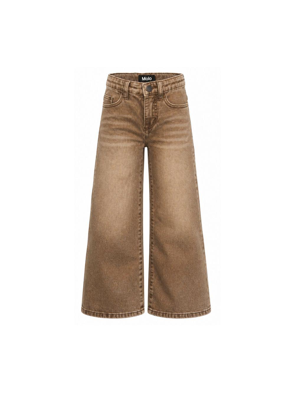 Jeans per bambina Molo Kids marroni con effetto slavato 2W26I115 5862 MOLO KIDS