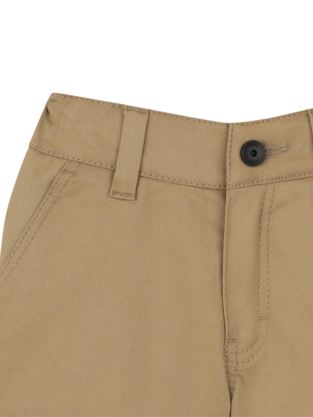 Shorts per neonato Boss Kids beige con bottoni J52870 295 BOSS KIDS