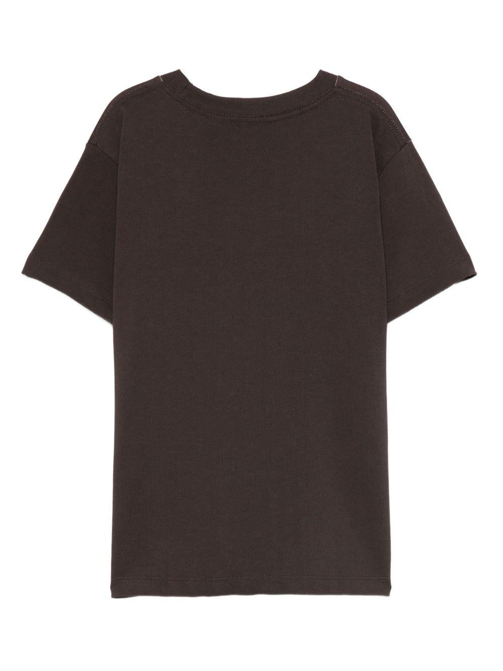 T-shirt per bambino Molo nera con stampa di orso 1W25A203 9640 MOLO