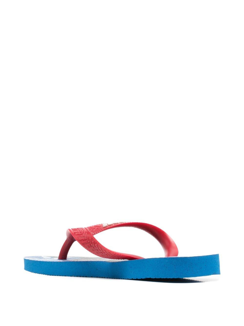Infradito per bambino Havaianas Kids x Marvel blu con logo in rilievo 4148300 3504 HAVAIANAS KIDS