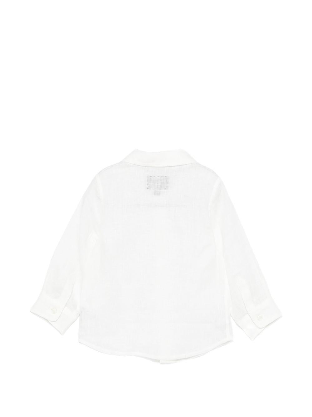 Camicia per neonato Fay Kids bianca con colletto classico FY5500 Z3681 101 FAY KIDS
