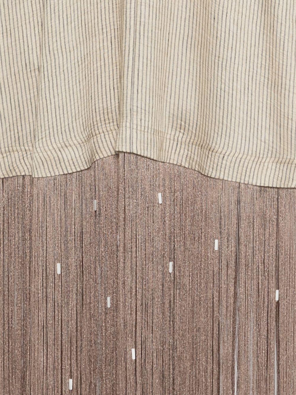 Abito per donna Alysi beige con dettaglio frange 116354 P6220 CM ALYSI