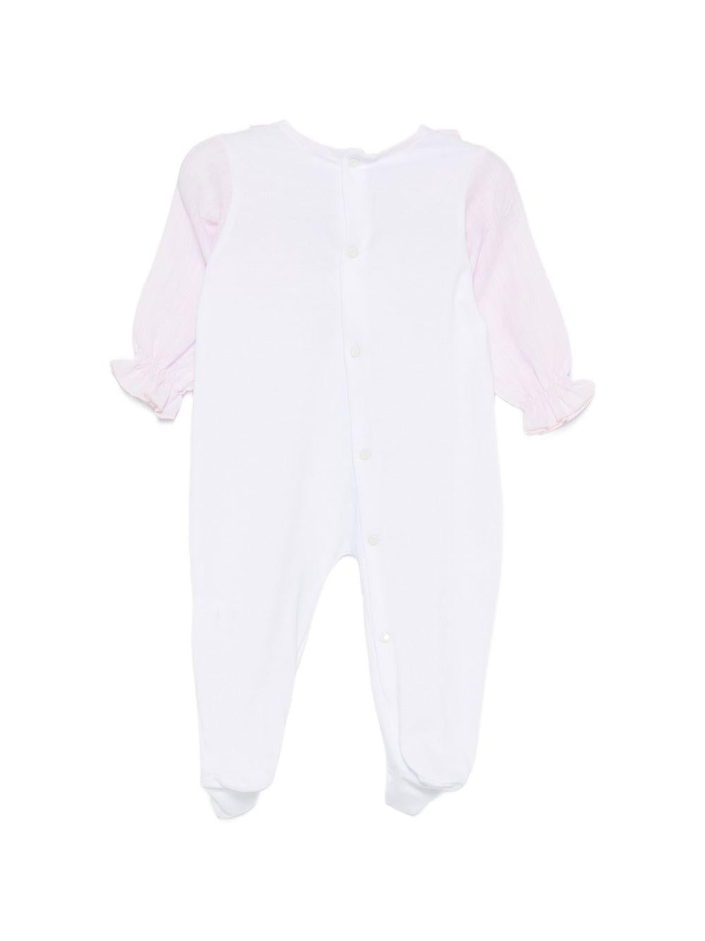 Tutina per neonata La Stupenderia bianca con dettaglio fiocchi 2TBTT52 D33 LA STUPENDERIA