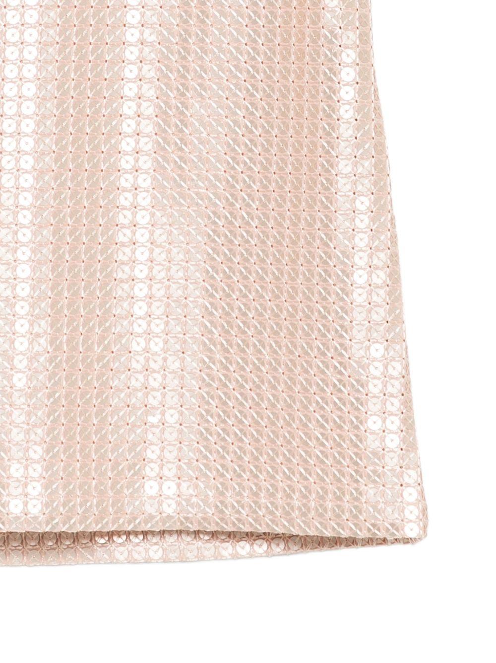 Abito per bambina Bonpoint rosa con design paillettes S06GDRW00019 024C BONPOINT