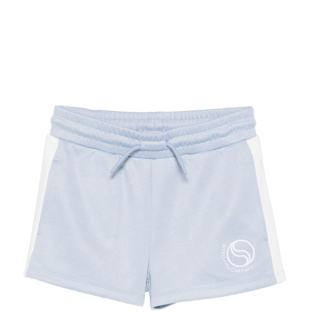 Shorts per bambina Stella McCartney Kids azzurro con elastico in vita TY6D19 Z3498 652 STELLA McCARTNEY KIDS