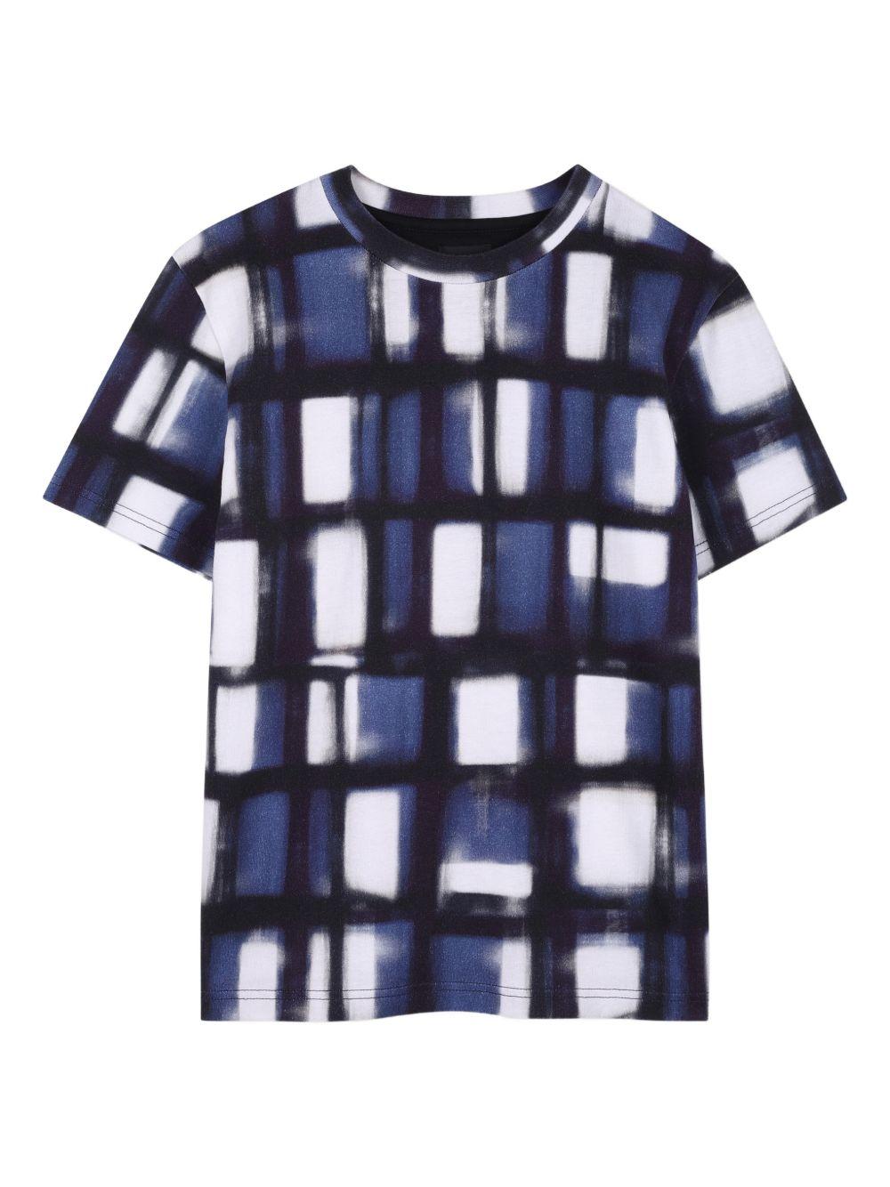 T-shirt per bambino Givenchy Kids multicolore con stampa grafica H31115 Z40 GIVENCHY KIDS