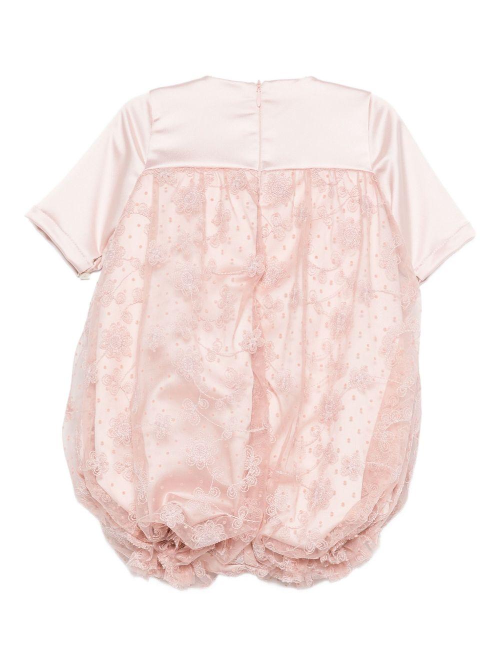 Tutina per neonata A'lapage rosa con dettaglio fiocco AL14NB ROSA A'LAPAGE