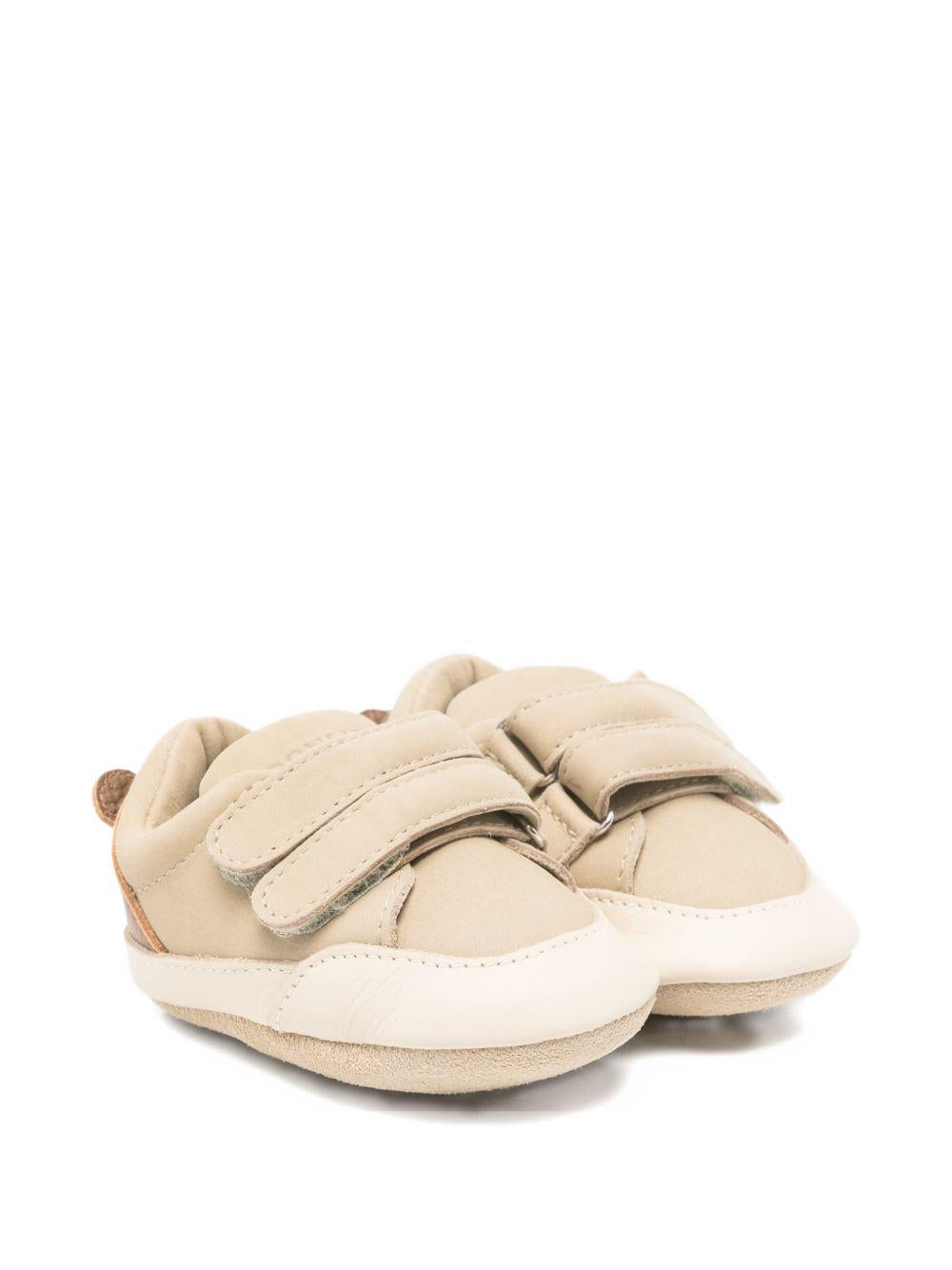 Scarpine primi passi per neonati Donsje beige con applicazione orecchie da orsetto 1043201 NL027 DONSJE KIDS