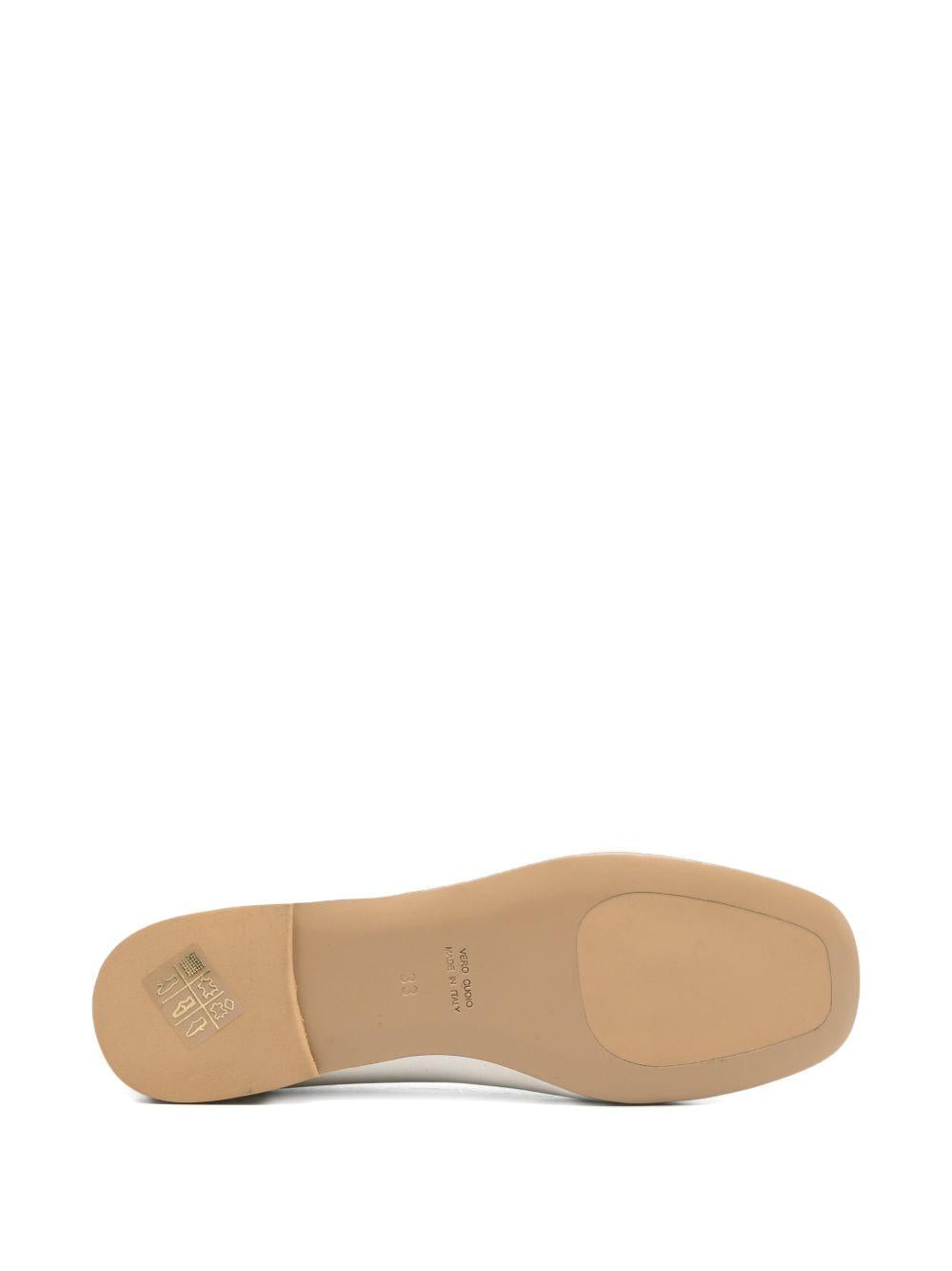 Ballerine per bambina Andrea Montelpare bianche con finitura satinata MT11853 VAR1 MONTELPARE TRADITION KIDS