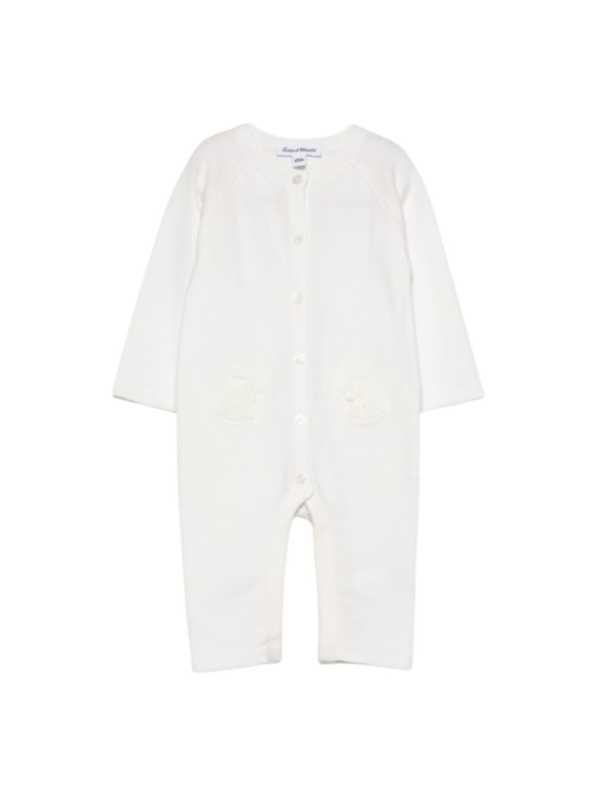 Tutina per neonata Tartine & Chocolat bianca con ricamo CC32030 13 TArtine & Chocolat KIDS