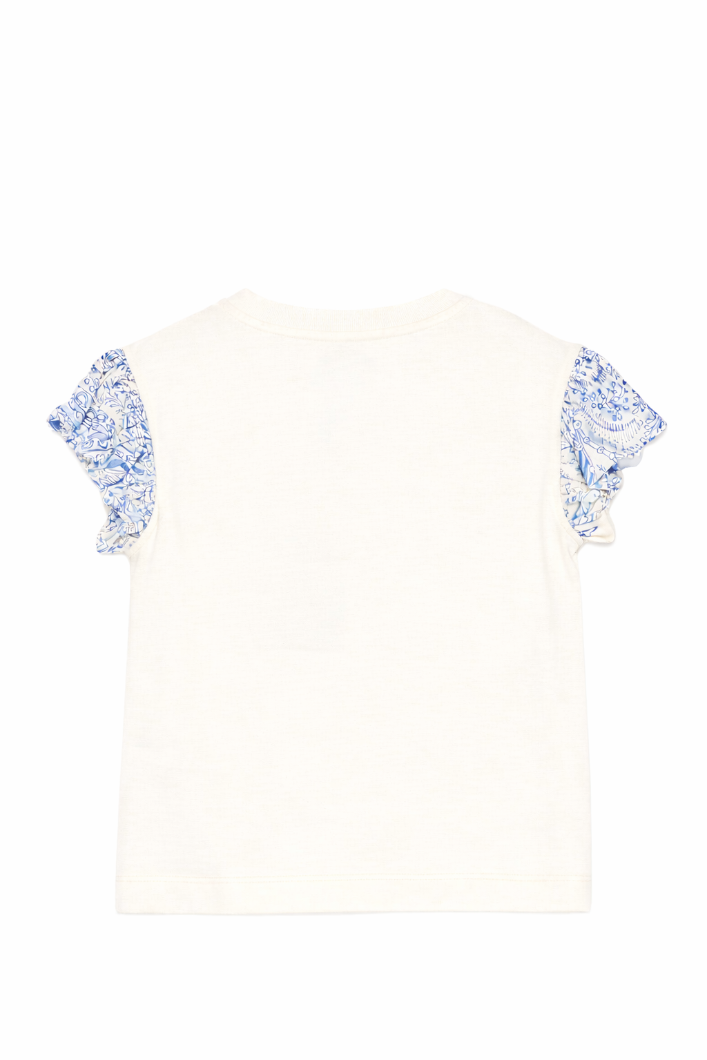 T-shirt per bambina Etro Kids bianca con logo sul davanti GY8A01 Z3672 102CE ETRO KIDS