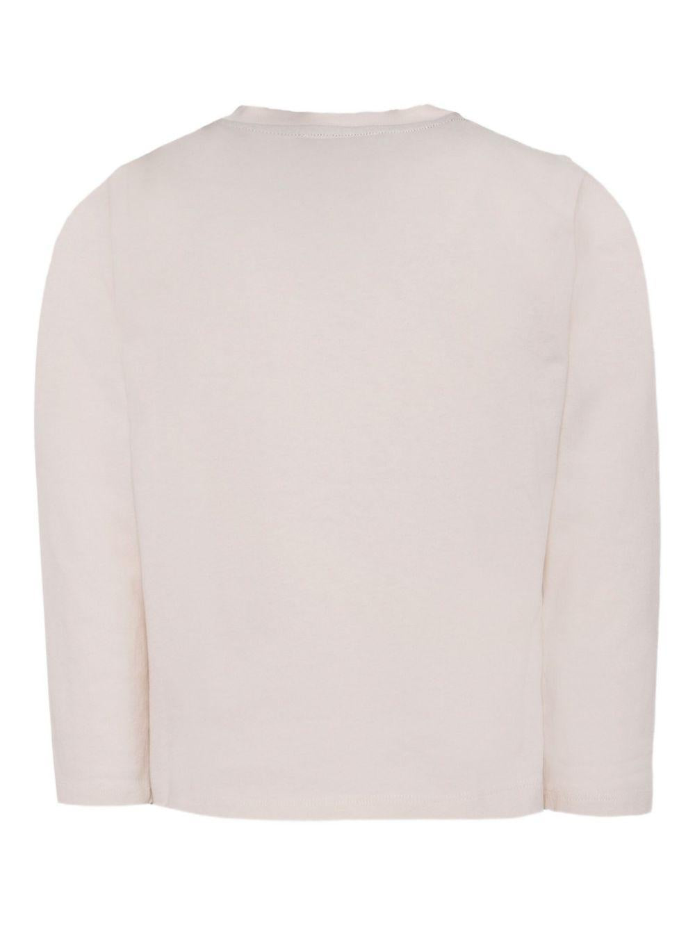 T-shirt per bambino Bonpoint beige con stampa cane W05BTSK00017 104 BONPOINT