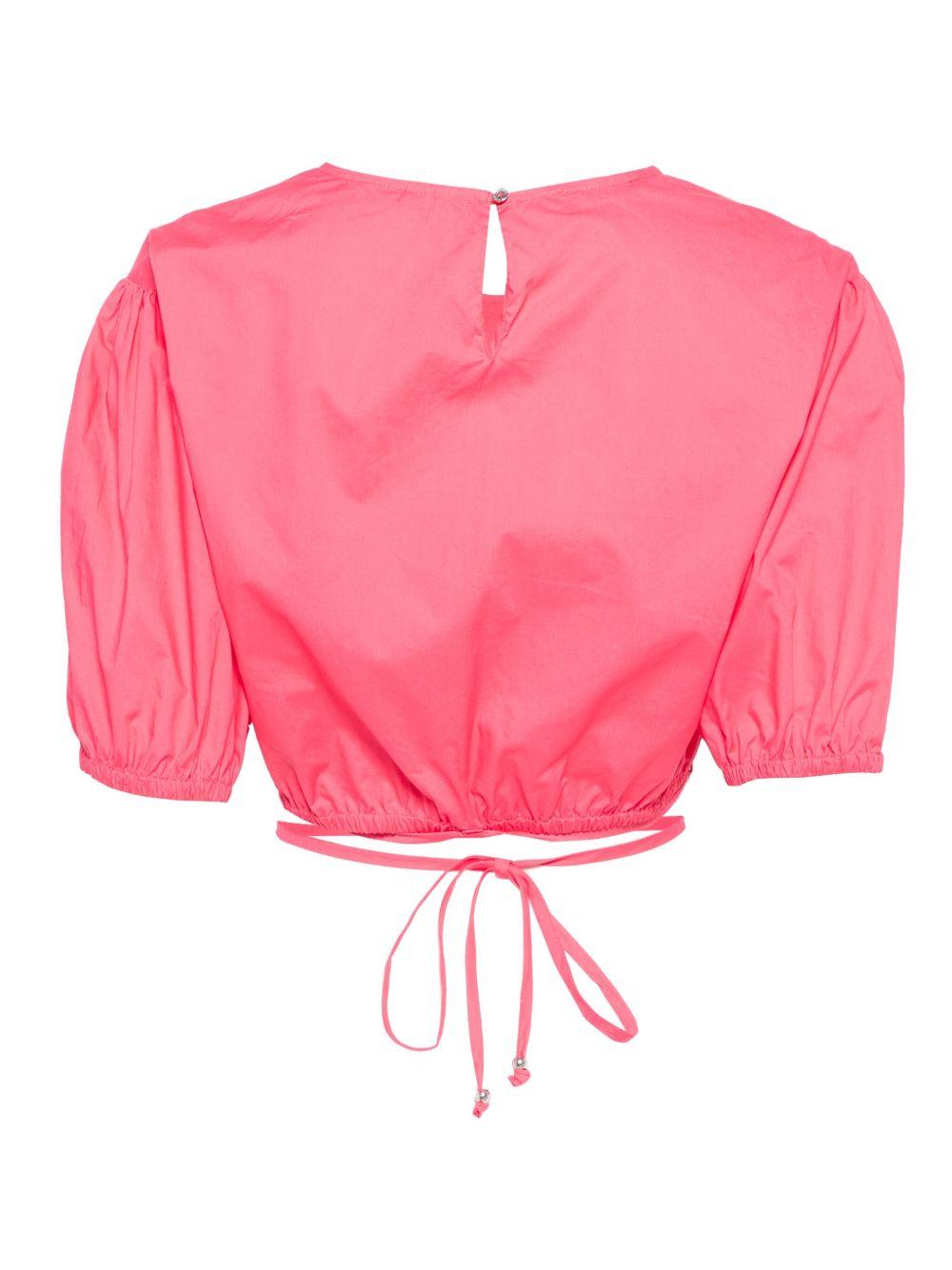Blusa per donna Scotch & Soda rosa in popeline U9A00639T 641 SCOTCH DONNA