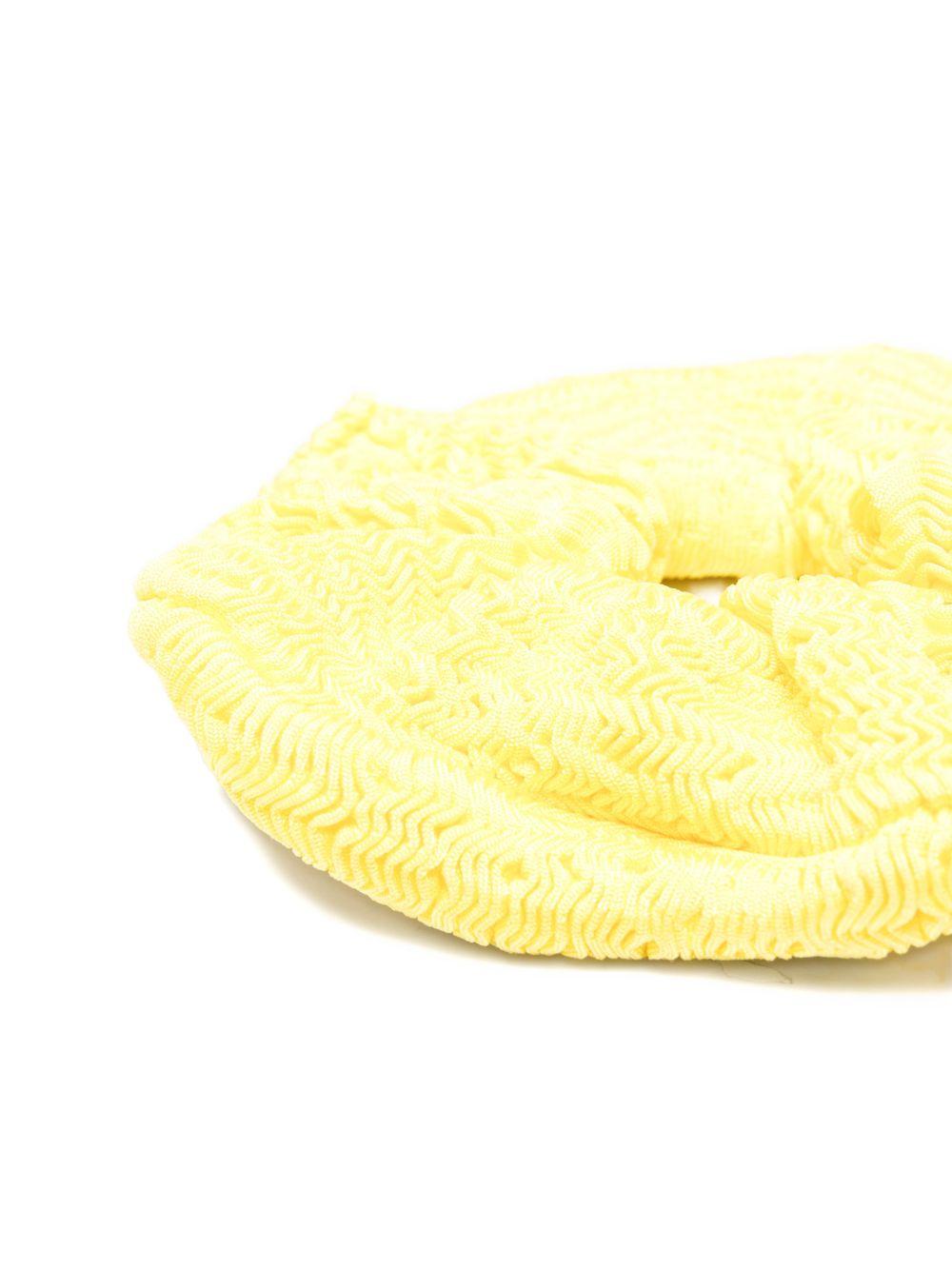 Elastico per capelli per bambina Paramidonna Kids giallo con design arricciato CR26HSCL LEMON PARAMIDONNA KIDS