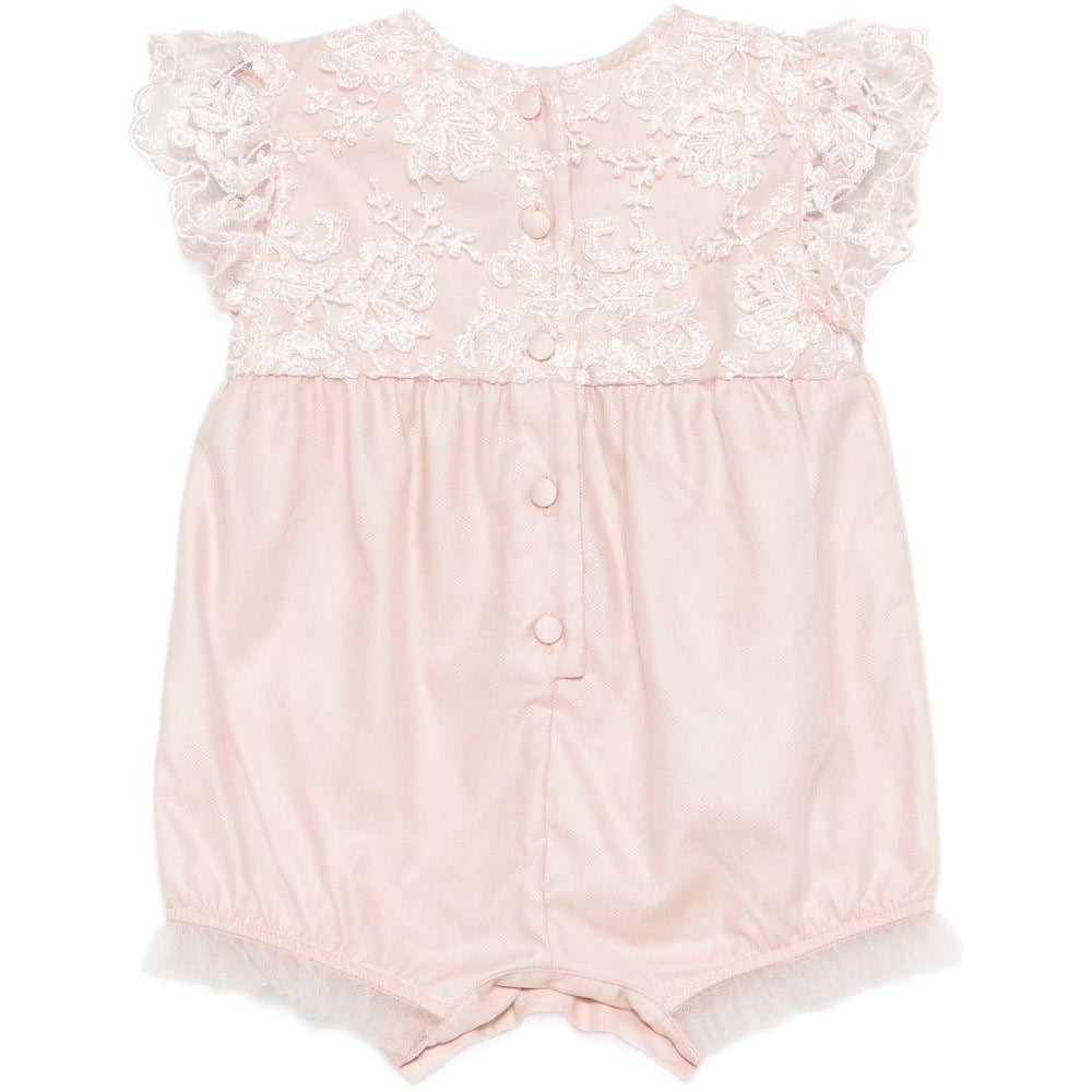 Tutina per neonata Jesurum Baby rosa con dettagli in pizzo AMARILLO VAR.48 JESURUM