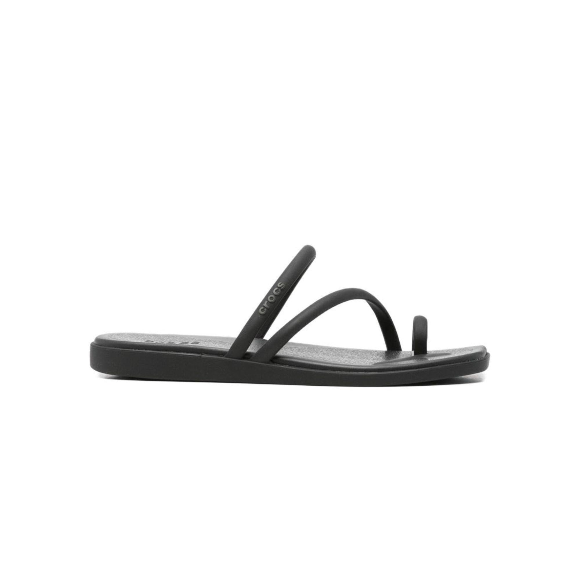 Infradito Miami per donna Crocs nero con dettaglio ad incrocio 209862 BLK CROCS KIDS