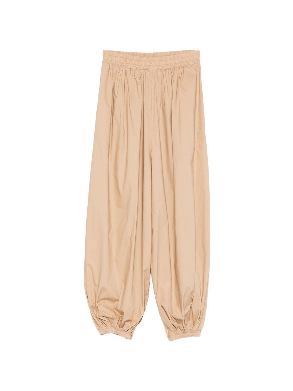 Pantaloni per donna Alysi beige con polsini elasticizzati 116157 P6235 CAMEL ALYSI