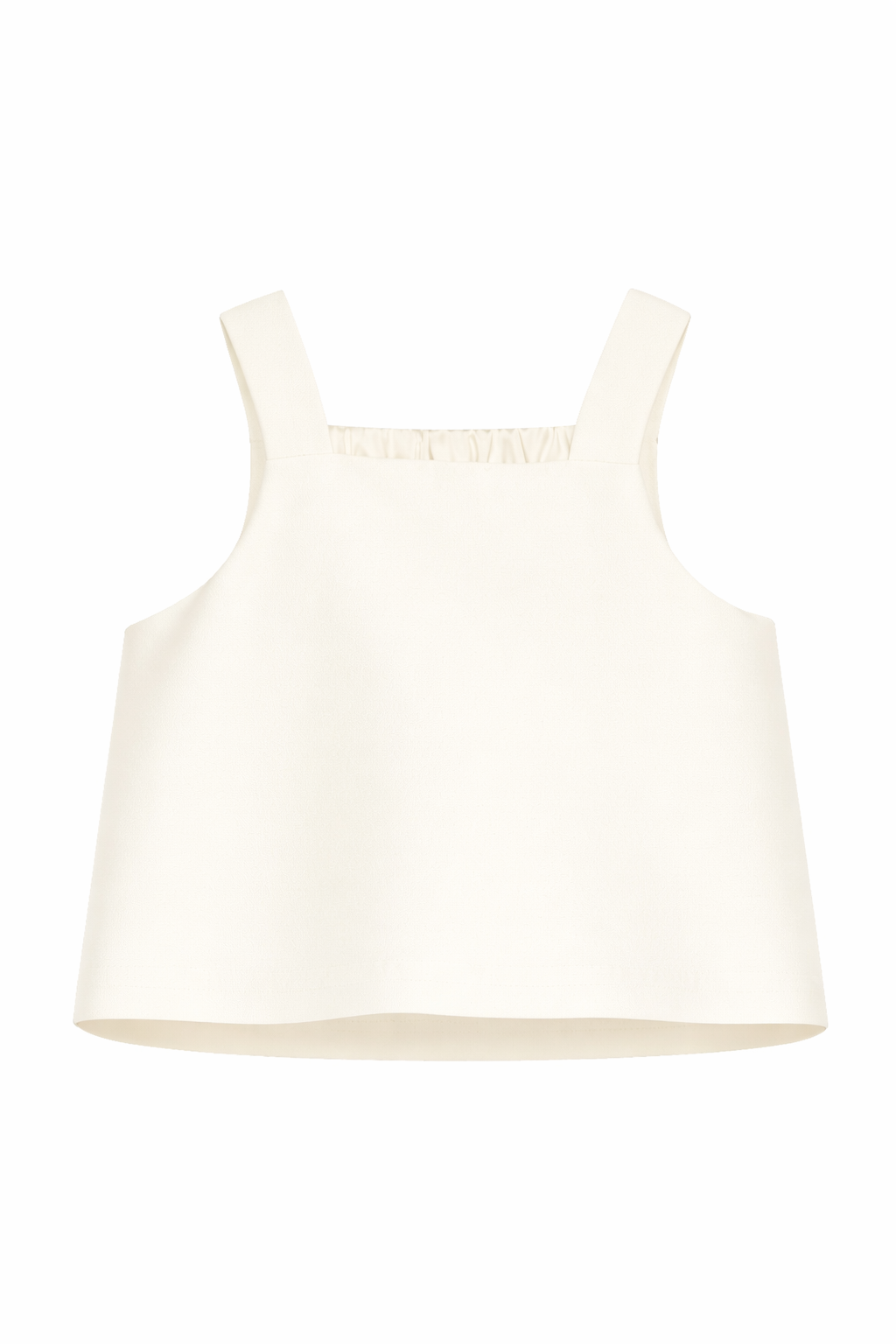Top per bambina Simonetta bianco con scollo quadrato SY5A92 S0251 102 SIMONETTA KIDS