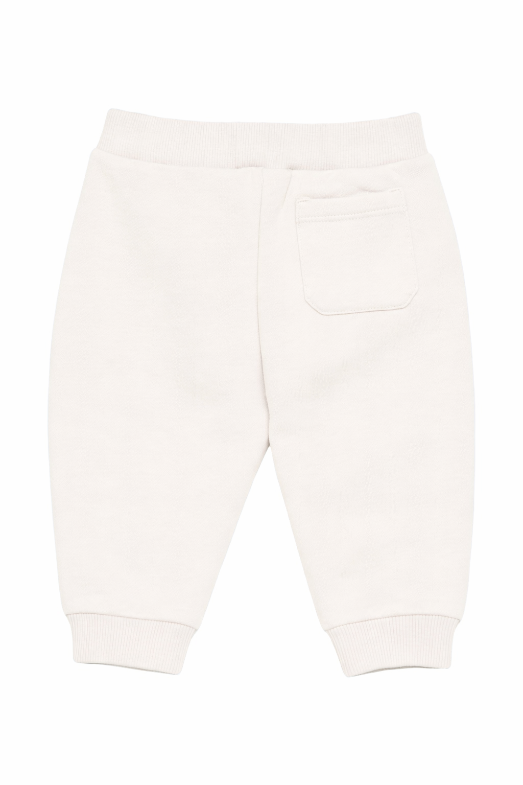 Pantaloni per neonato Balmain Kids bianco con stampa logo BY6540 Z3183 102NE BALMAIN KIDS