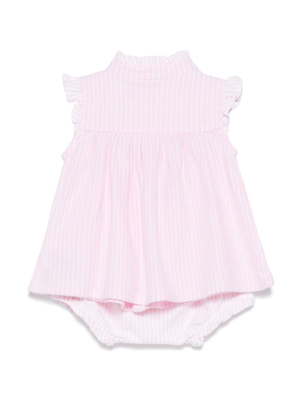 Abito per neonata Polo Ralph Lauren Kids rosa con caratteristico motivo Polo Pony 310964096 001 Ralph Lauren kids