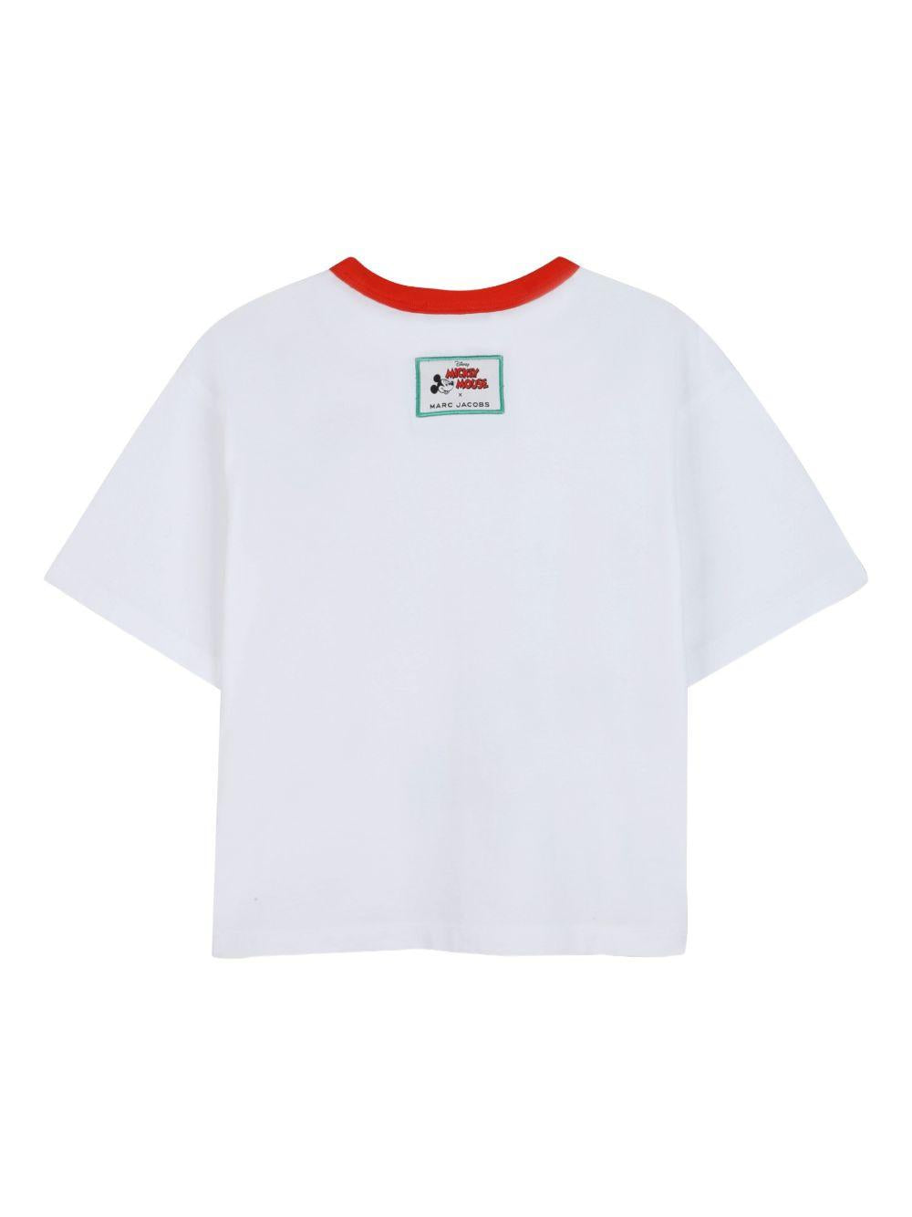 T-shirt per bambino The Marc Jacobs Kids x Disney bianca con stampa Mickey Mouse W60767 10P THE MARC JACOBS KIDS