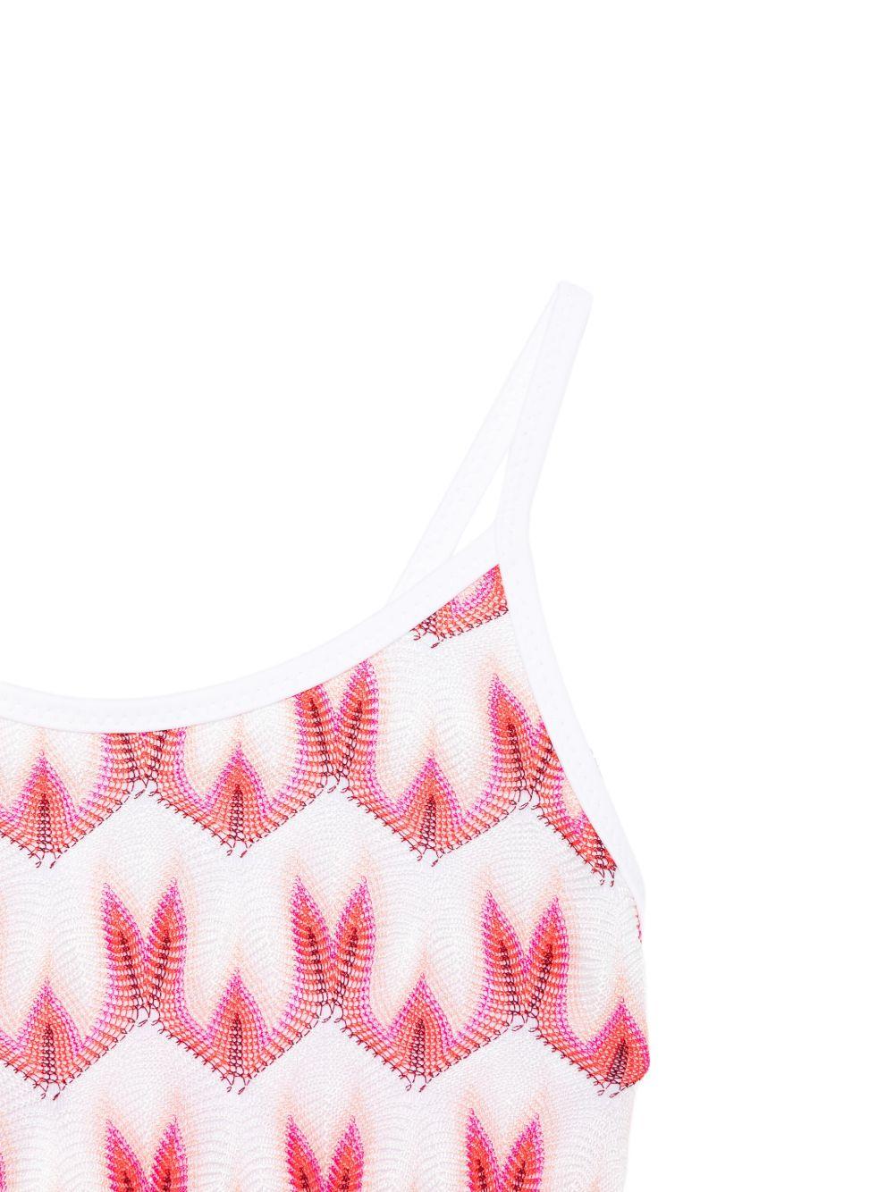 Costume intero per bambina Missoni Kids multicolore con motivo floreale MYCB49 Q0116 513MC MISSONI KIDS