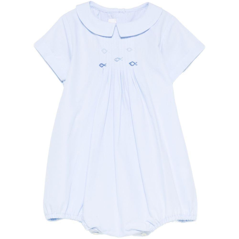 Tutina per neonati Mariella Ferrari azzurro chiaro con colletto Peter pan PLP14BIS 003 MARIELLA FERRARI KIDS